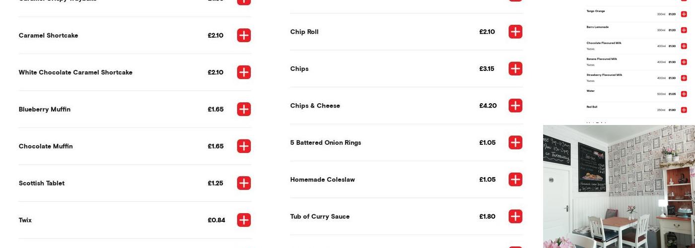 The Bay Tree Cafe Menu