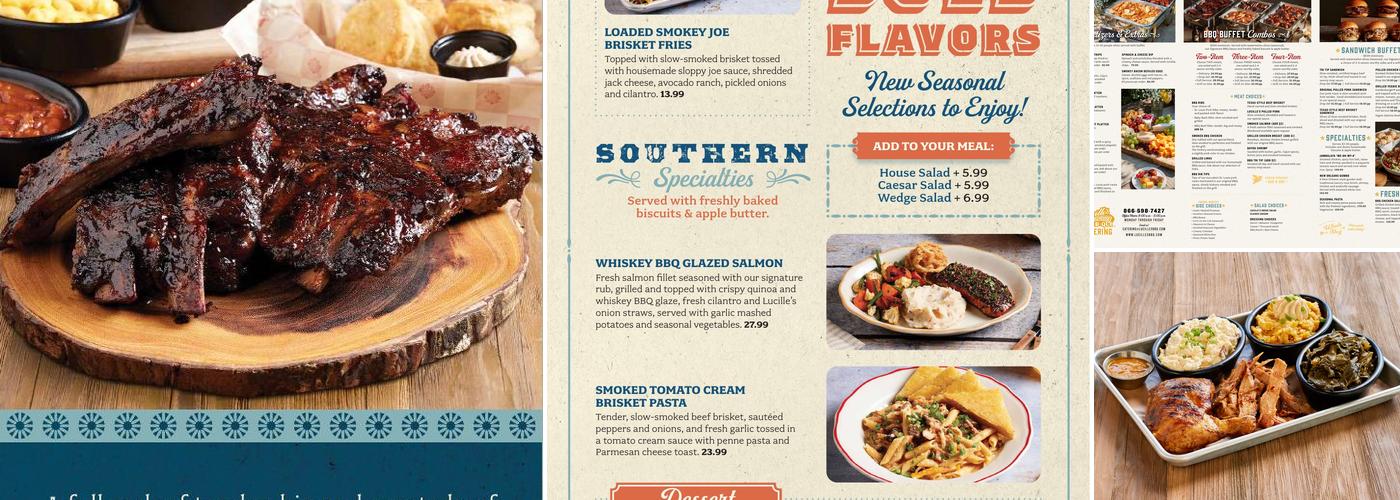Lucille's Smokehouse Bar-B-Que Menu