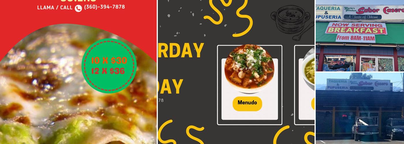 SABOR CASERO Taqueria y pupuseria