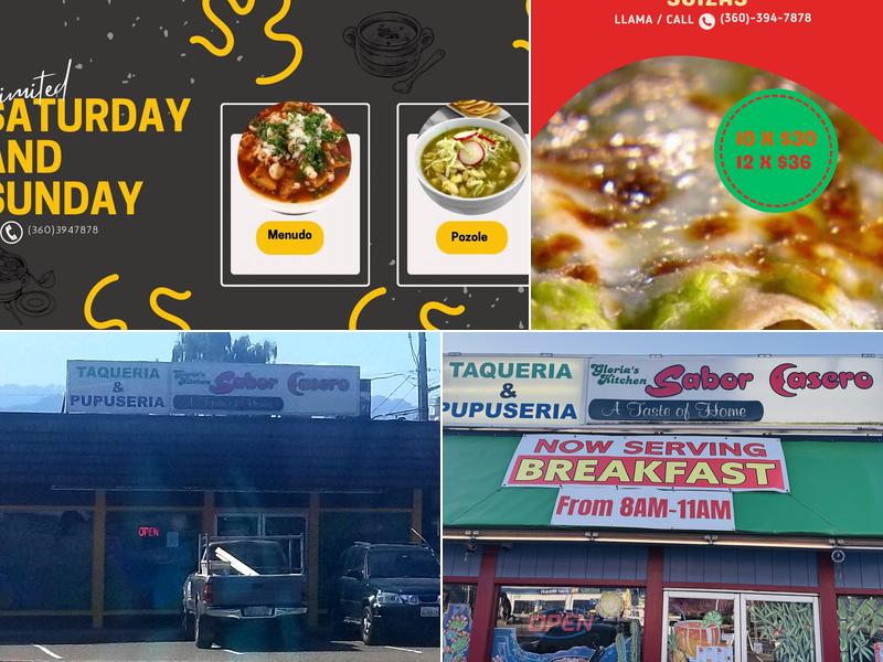 SABOR CASERO Taqueria y pupuseria