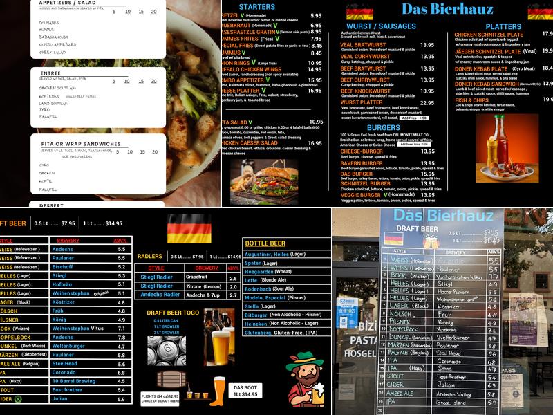 Olympus Caffe & Bakery Menu