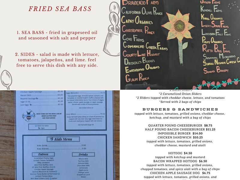 House On First Menu