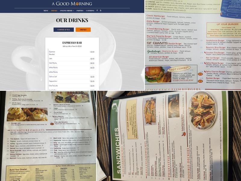 A Good Morning Menu