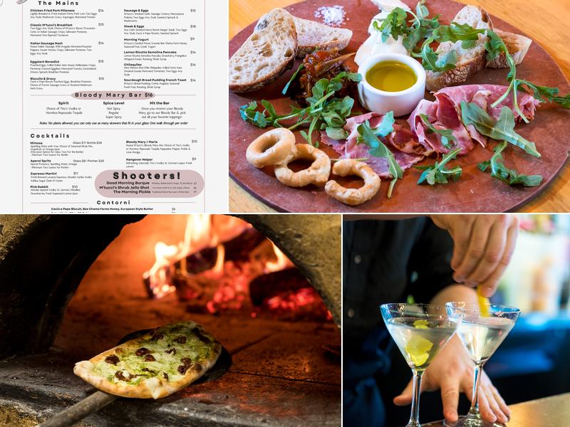 M'tucci's Italian Menu