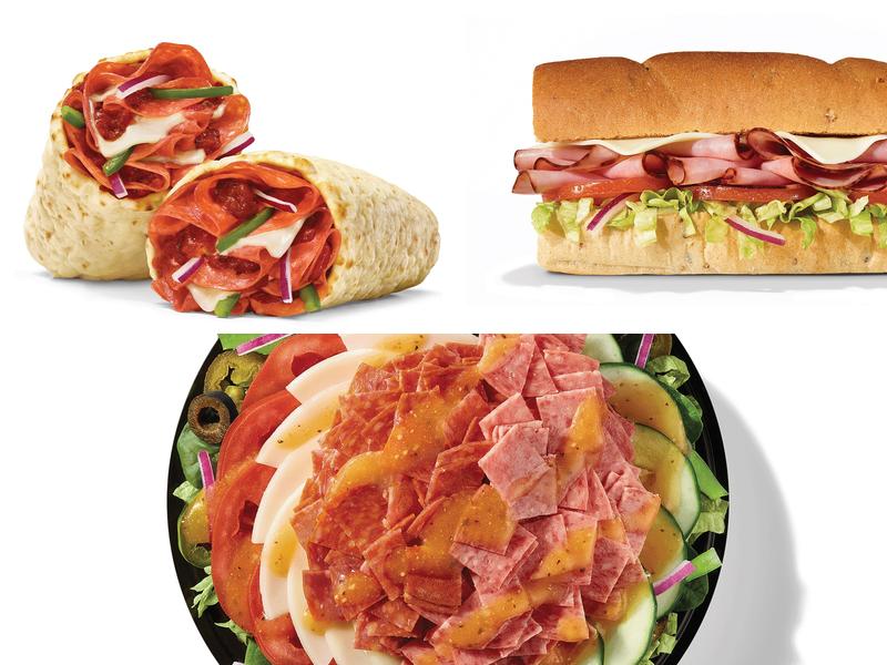 Subway Menu