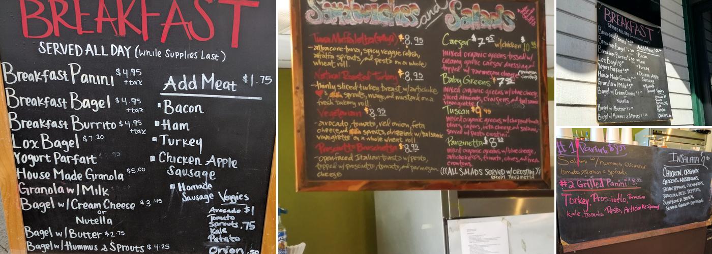 World Ground Cafe Menu