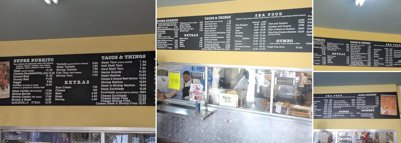 Las Palmas Super Burrito Menu