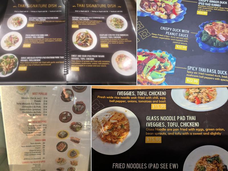 Toomie's Thai By Thai Golden Rice Menu