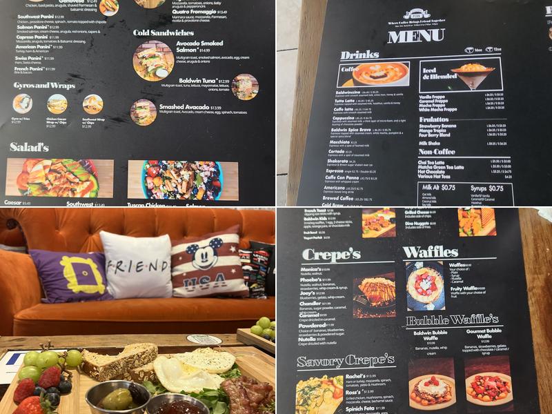 Baldwin Perk Caffè Menu