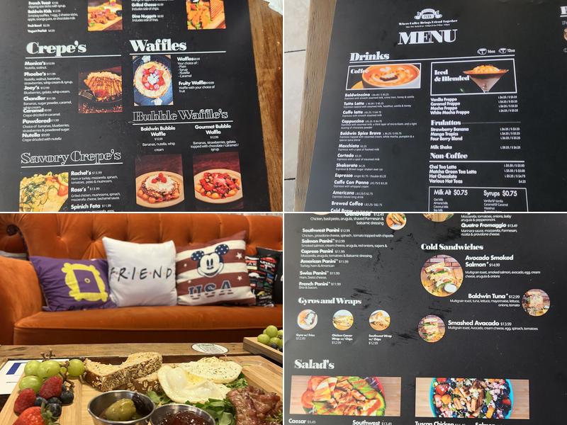 Baldwin Perk Caffè Menu