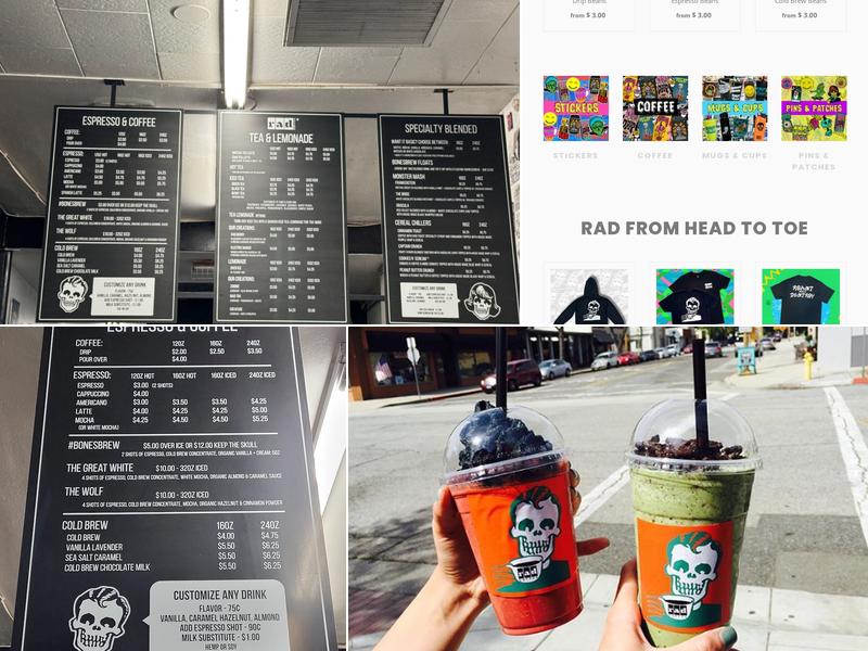Rad Coffee Menu