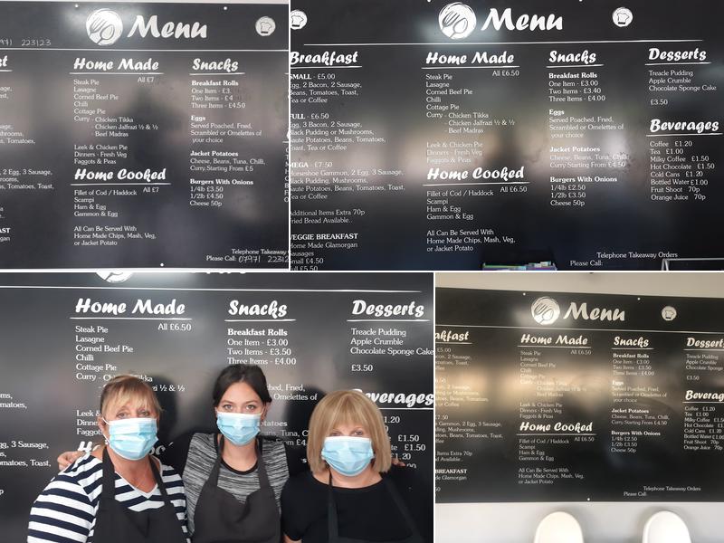 Coach house cafe Menu