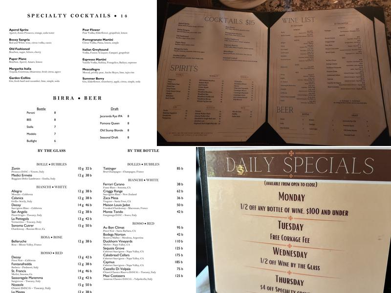 Allegro Menu