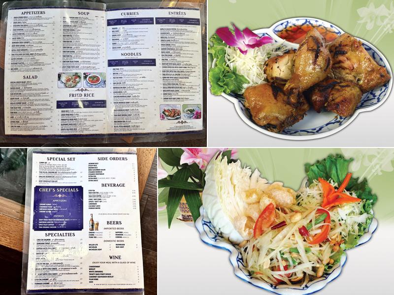 Lucky Elephant Thai Cuisine Menu