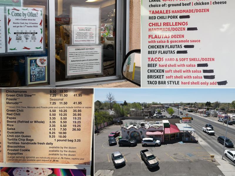 Garcia's Kitchen Menu