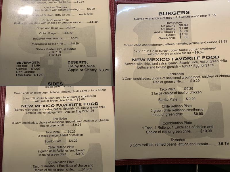 Double C Diner Menu