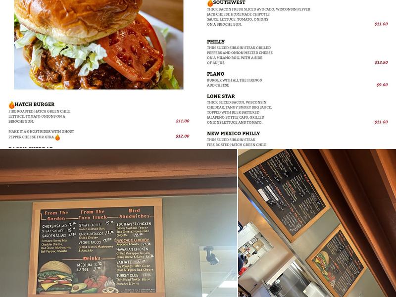 Hall Of Flame Burgers Menu