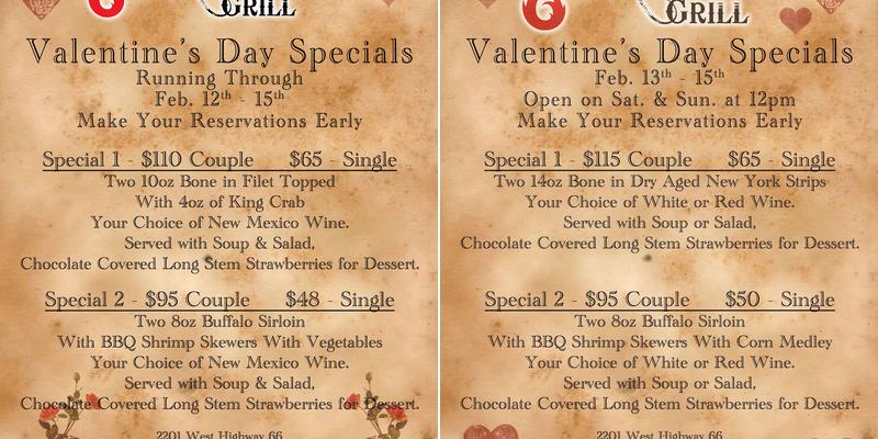Badlands Grill Menu