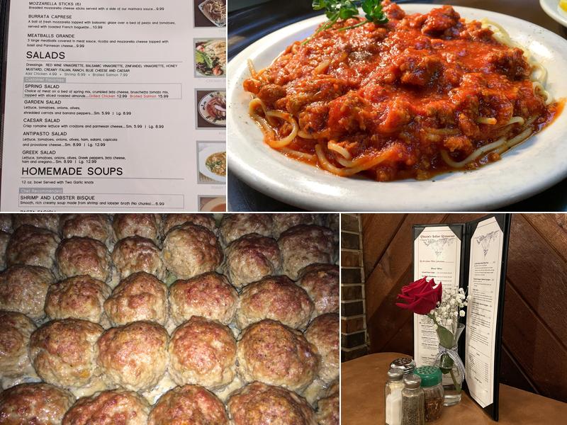 Vincent's Italian Restaurant Menu