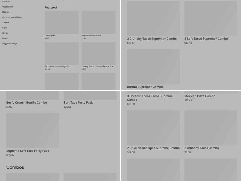 Taco Bell Menu