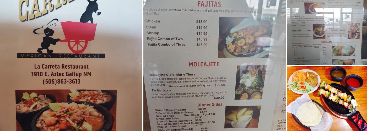 La Carreta Restaurant Menu