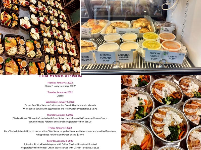 Bernie's Gourmet to Go Menu