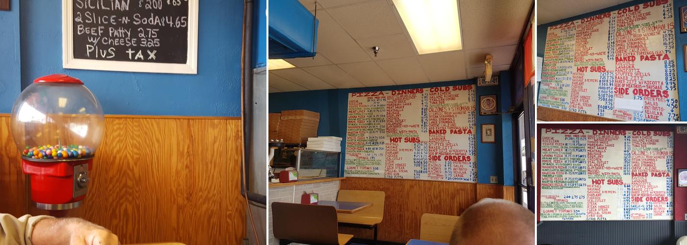 Mannino's Pizza Menu