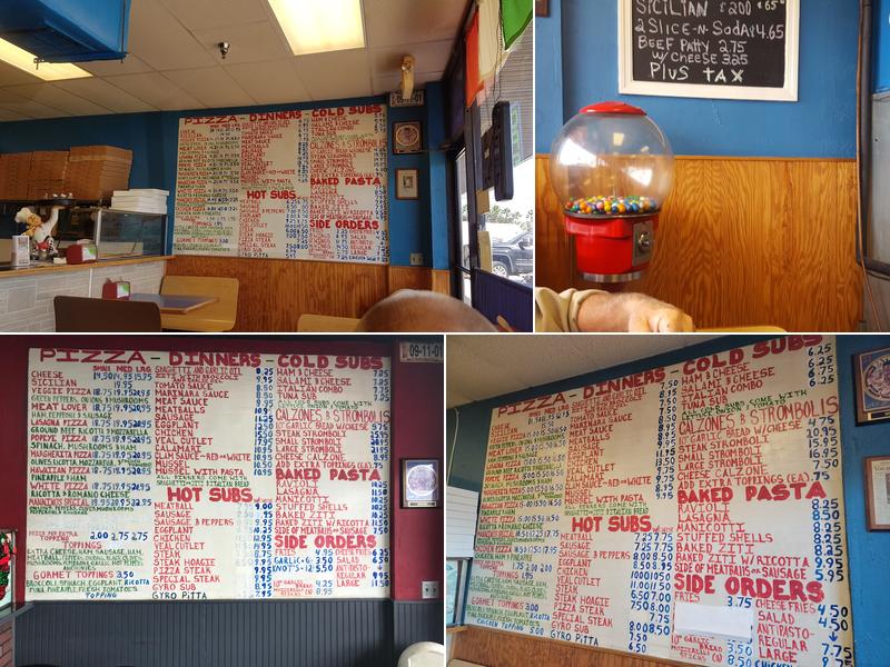 Mannino's Pizza Menu