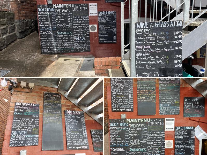 Cafe Glitz @ brisco Menu