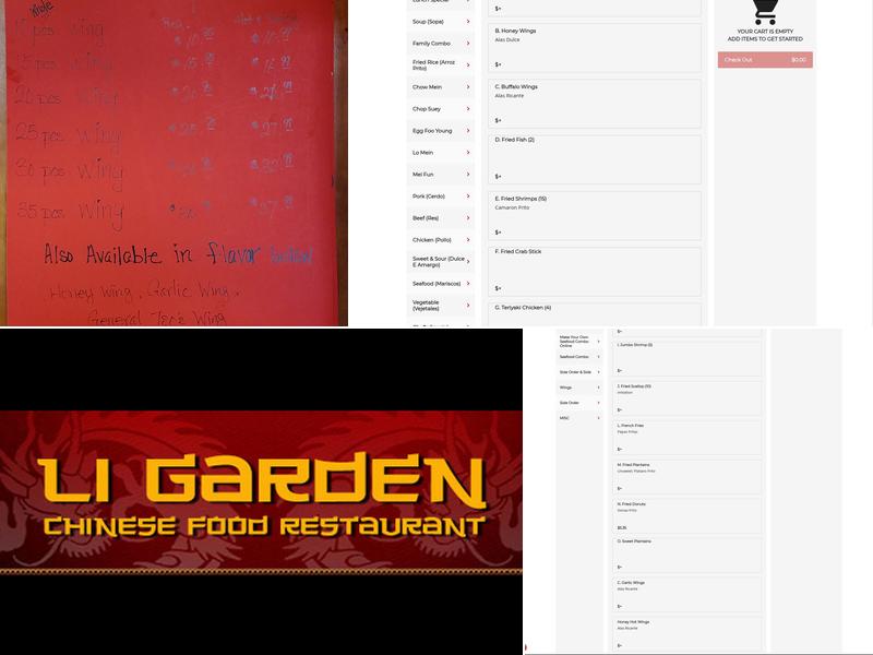 Li Garden of Haines City Menu