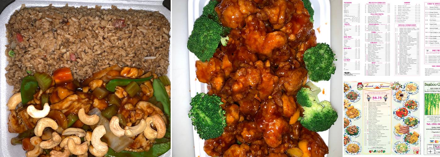 Bamboo Garden Chinese Food Menu