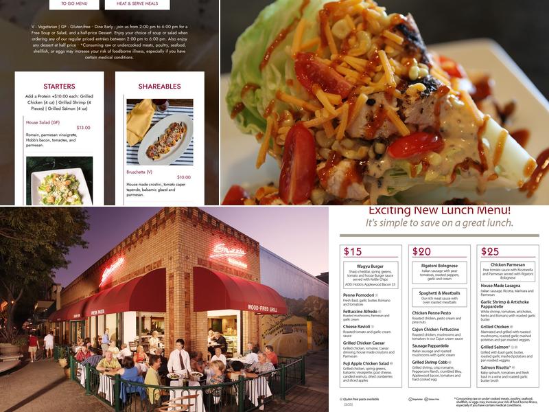 Strizzi's Restaurant - Pleasanton Menu