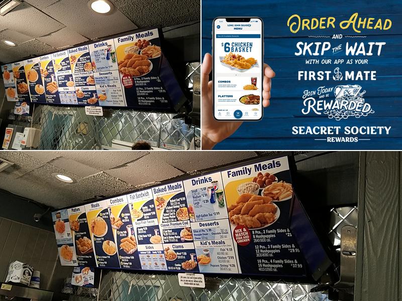 Long John Silver's Menu