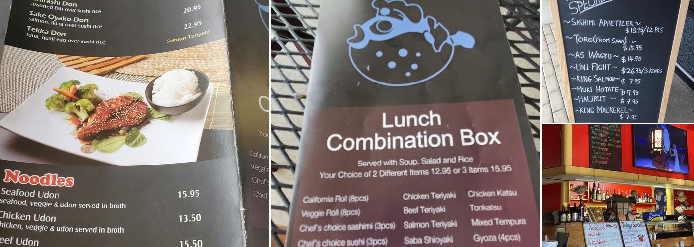 Wayne's Sushi Bistro Menu