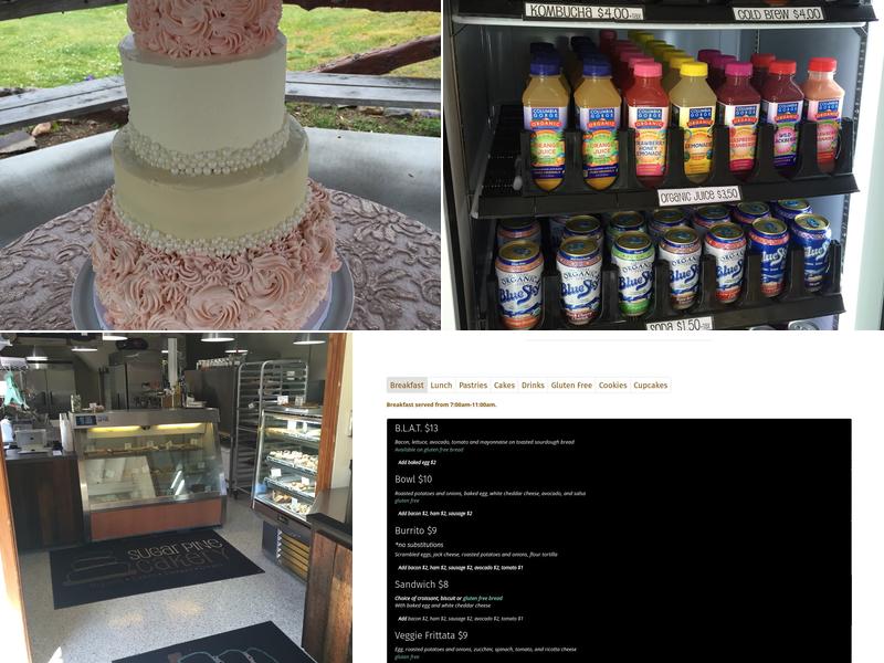 Sugar Pine Cakery & Cafe Menu