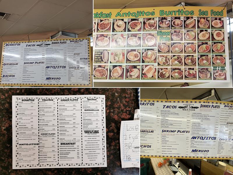 Taqueria Los Gallos 2 Menu