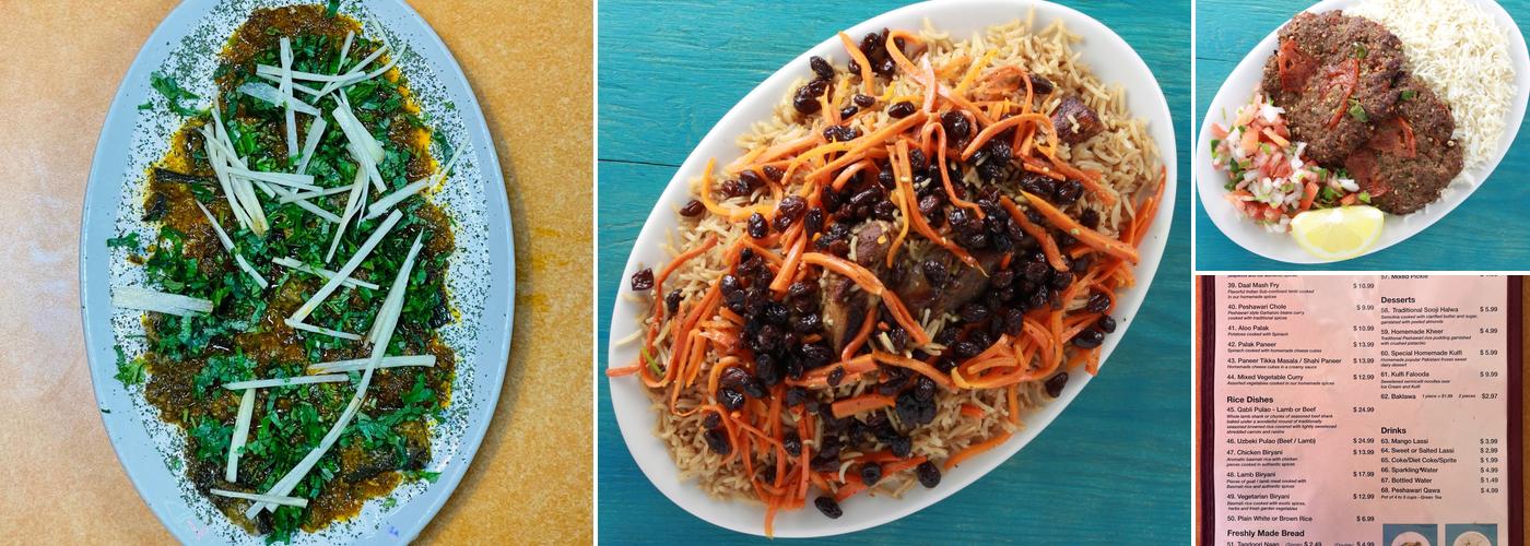 Peshawari Kababs Menu