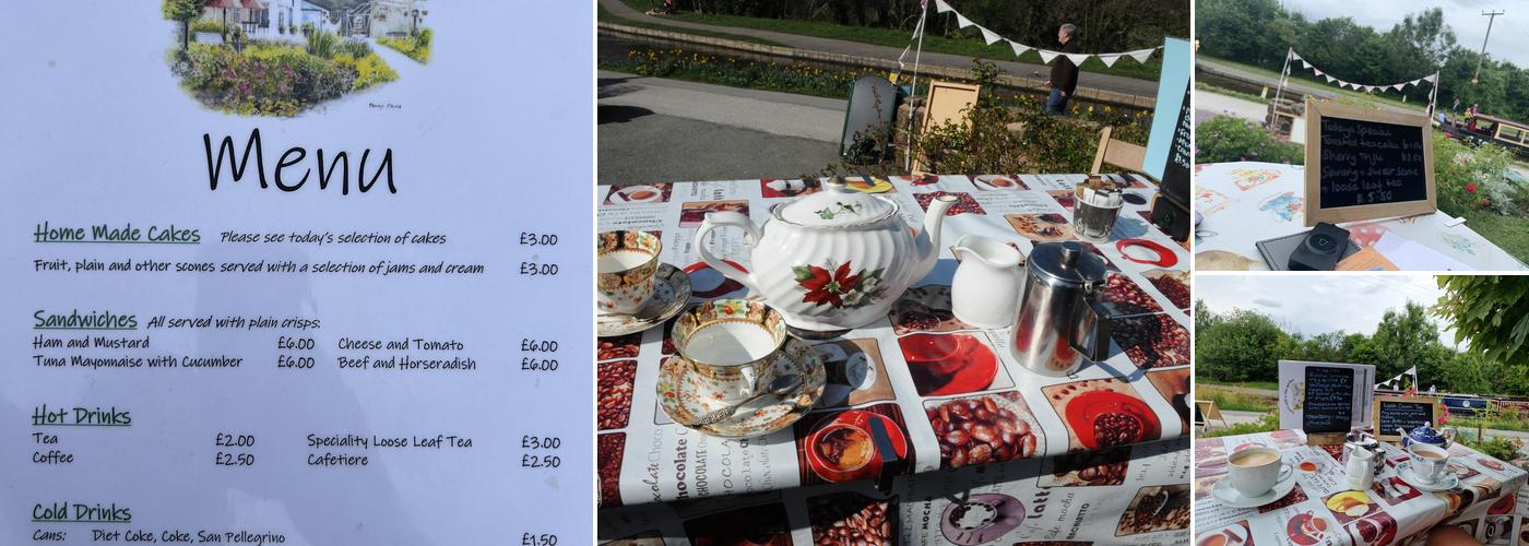 Sian's cafe in the garden Menu