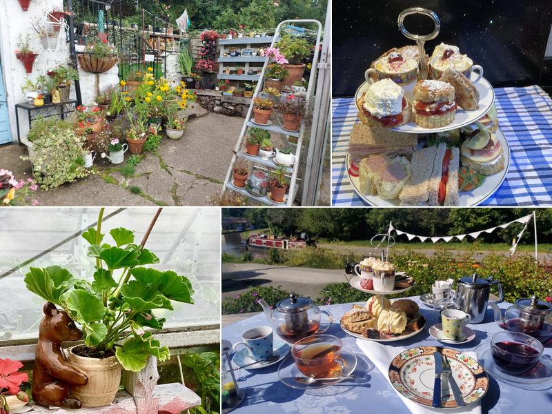 Sian's cafe in the garden