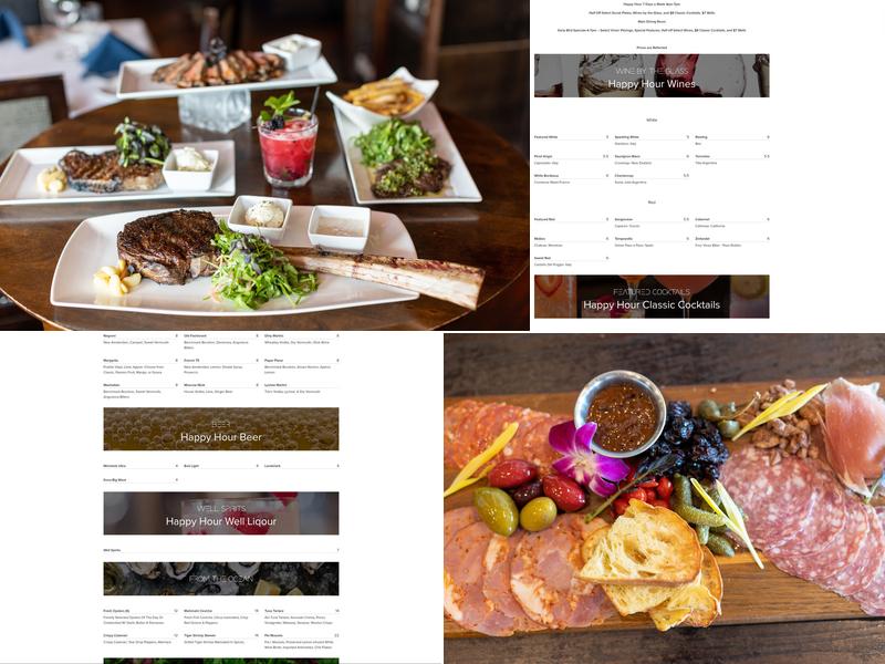 Vines Grille & Wine Bar Menu