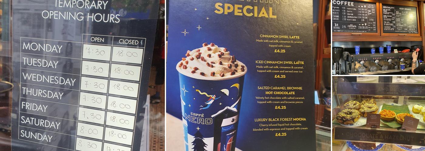 Caffè Nero Menu