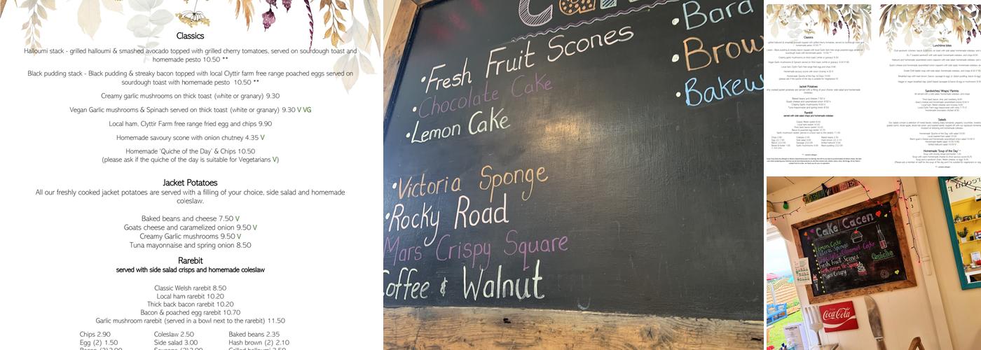 The SugarPlum Tearoom Menu