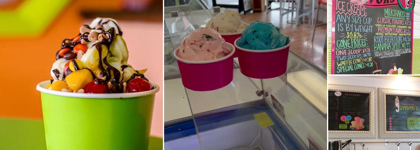 Yummis Frozen Yogurt and Cafe Menu