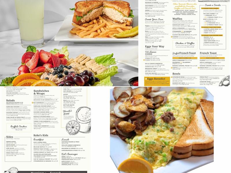 Keke's Breakfast Cafe Menu