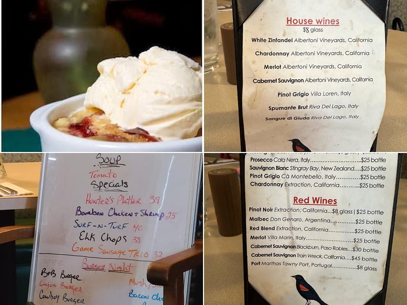 Red Wing Restaurant Menu