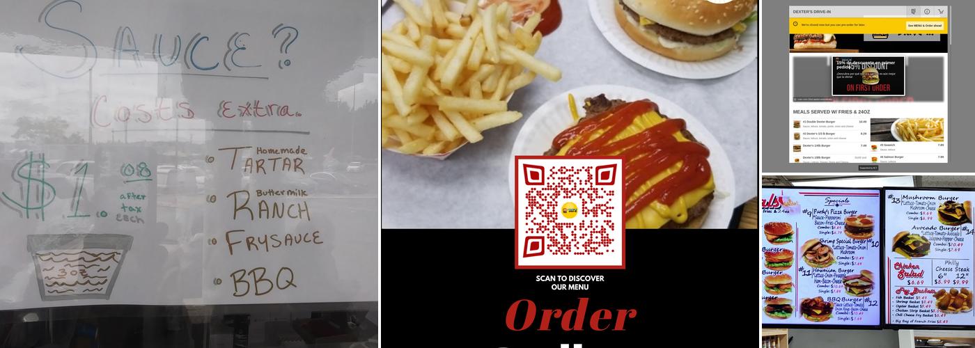 Dexter's Drive-In Menu