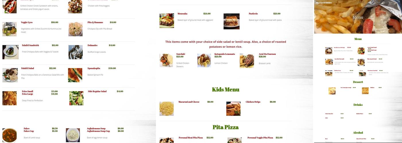 Nikos Menu