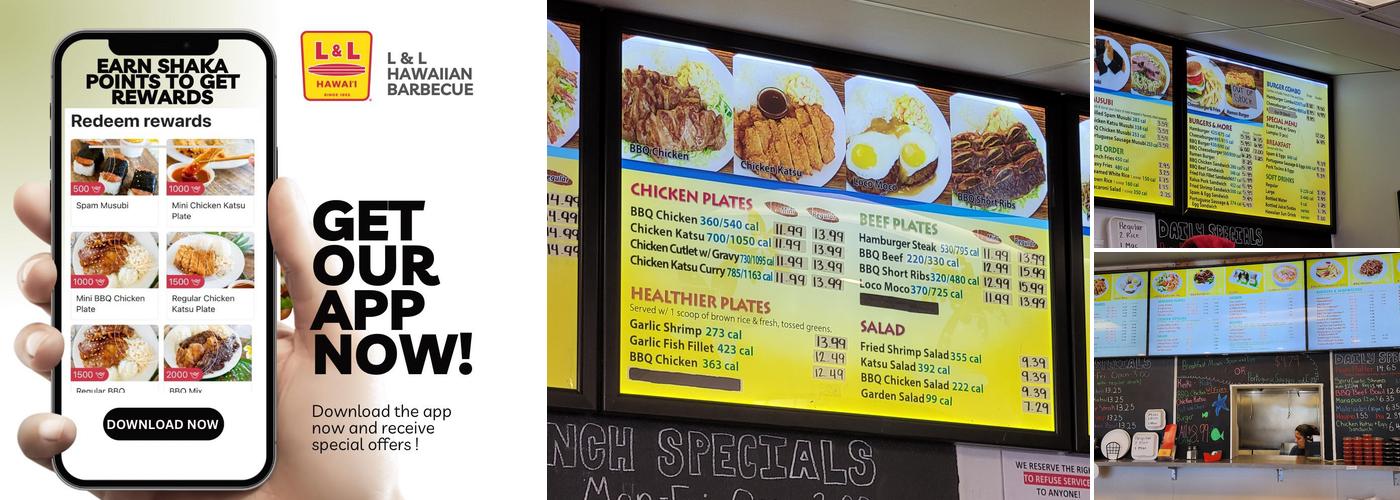 L&L Hawaiian Barbecue Menu