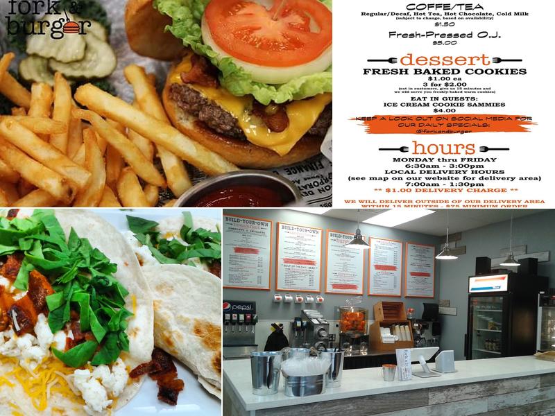 Fork & Burger Menu