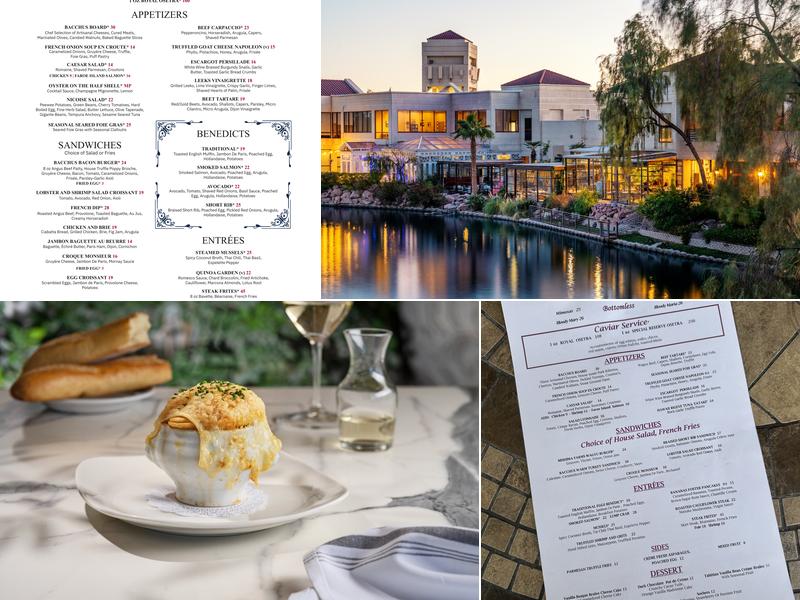Marché Bacchus Menu